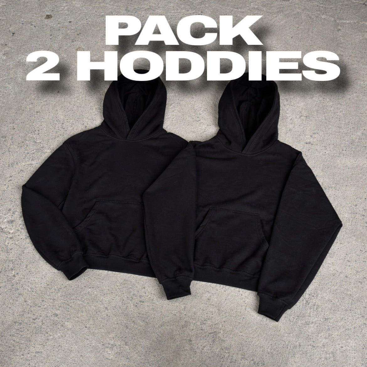 Pack Doble Hoddie Oversize Premium